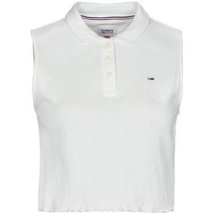 Tommy Jeans  TJW CROP SLEEVELESS RIB POLO  Top dames