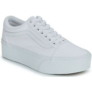 Vans  UA Old Skool Stackform TRUE WHITE  Lage Sneakers dames