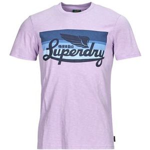 Superdry  CALI STRIPED LOGO T SHIRT  T-shirt heren