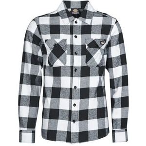 Dickies  NEW SACRAMENTO SHIRT BLACK  Overhemd Lange Mouw heren