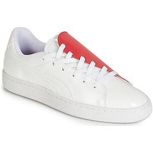 Puma  WN BASKET CRUSH.WH-HIBISCU  Lage Sneakers dames