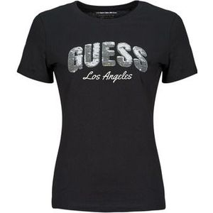 Guess  SEQUINS LOGO TEE  T-shirt dames