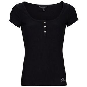 Guess  ES SS KARLEE JEWEL BTN HENLEY  T-shirt dames