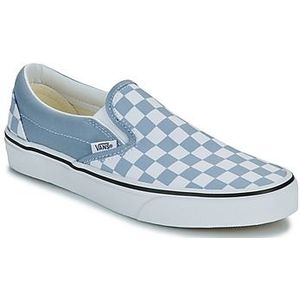 Vans  Classic Slip-On COLOR THEORY CHECKERBOARD DUSTY BLUE  Instappers dames