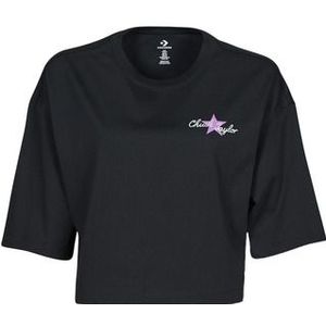 Converse  CHUCK INSPIRED HYBRID FLOWER OVERSIZED CROPPED TEE  T-shirt dames