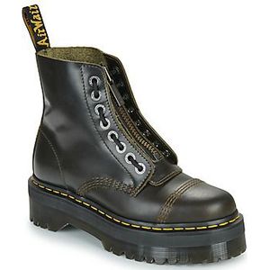 Dr. Martens  Sinclair Dark Taupe Orleans  Enkellaarzen dames