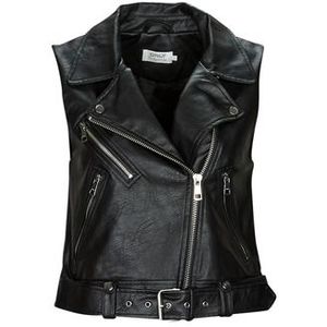 Only  ONLVERA FAUX LEATHER WAISTCOAT  Leren Jas dames