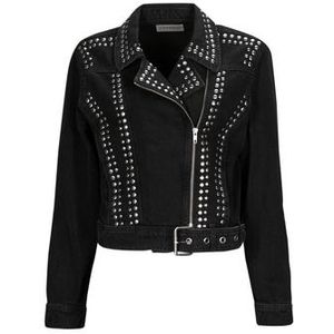 Only  ONLGILLA LS STUD DNM BIKER JACKET CRO  Leren Jas dames