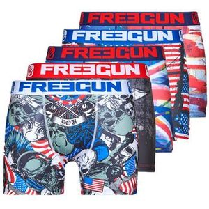 Freegun  BOXERS DRAPEAUX X5  Boxers heren