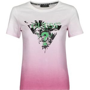 Guess  SS CN PALMS TEE  T-shirt dames