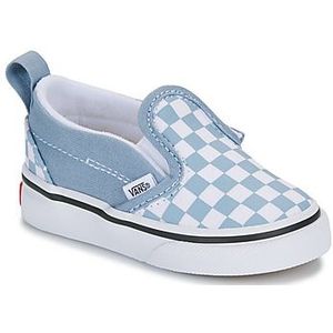 Vans  TD Slip-On V COLOR THEORY CHECKERBOARD DUSTY BLUE  Instappers kind