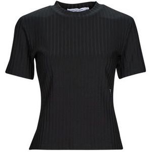 Calvin Klein Jeans  RIB SHORT SLEEVE TEE  T-shirt dames