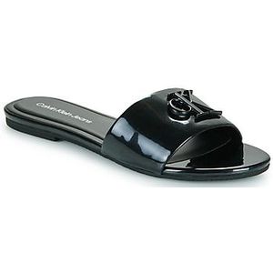 Calvin Klein Jeans  FLAT SANDAL SLIDE MG MET  Slippers dames