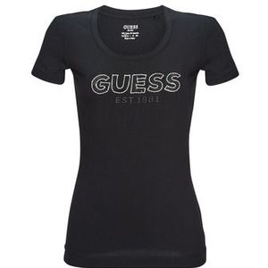 Guess  SS RN MESH LOGO TEE  T-shirt dames