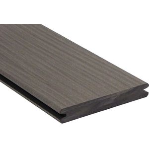 Vlonderplank Massief Leigrijs Composiet Megawood 21x145x6000mm
