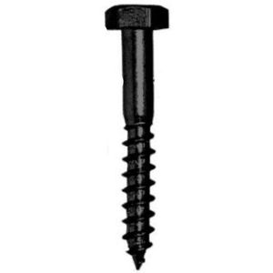 Wovar Houtdraadbouten Zwart M8 x 40 mm - Per doos 20 stuks