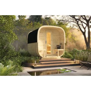Sauna Cube Rovaniemi Onbehandeld 219x286cm - Wanddikte 38 mm