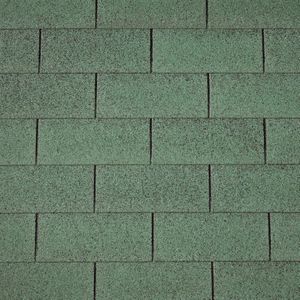 Bitumen Dakshingles recht groen per 3m2