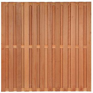 Tuinscherm hardhout 180x180cm 26 planks