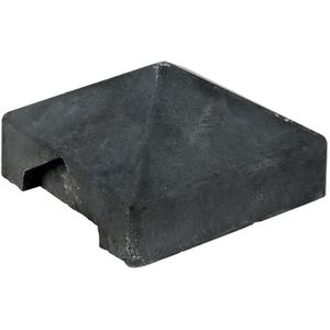 Afdekpet Pyramide Beton Antraciet voor Hoek sleufpaal