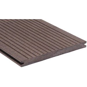 Vlonderplank Classic Lavabruin Composiet Megawood 21x242x6000mm