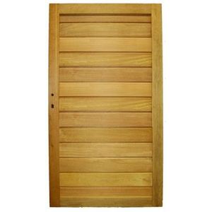 Luxe Poort Deur Hardhout Bankirai 180x100cm Rechtsdraaiend