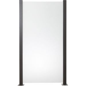 Terrasscherm van Mat Glas 90x180cm Ondoorzichtig Luxe Windscherm Ondoorzichtig 6mm Dik