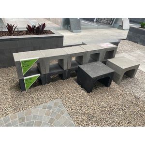 U Element Beton Grijs 30x30x40cm