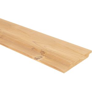 Platowood Halfhouts Rabat Thermisch Gemodificeerd Vuren 1.8x14x420cm Glad geschaafd