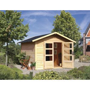 Tuinhuis Talkau 3 Karibu 244x204x230cm Wanddikte 28mm