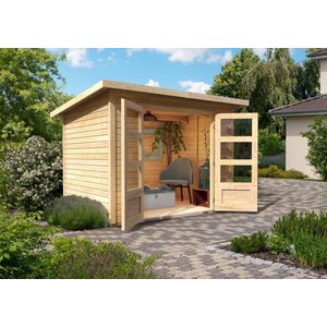 Tuinhuis Stockach 3 Karibu 246x186x197cm Wanddikte 19mm