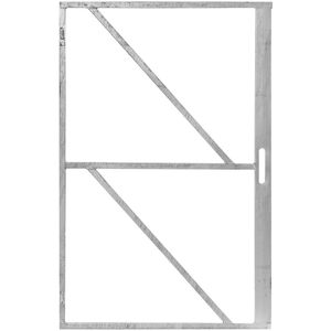 Luxe IJzeren deurframe met slotkast extra hoog 200x100cm