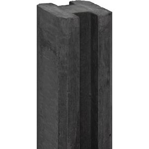 Sleufpaal Beton Gecoat hoek antraciet 11.5x11.5x280cm