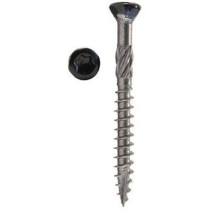 Wovar Tuin schroeven Zwart RVS 410 - 4x35mm Torx 20 - Doos 200 stuks