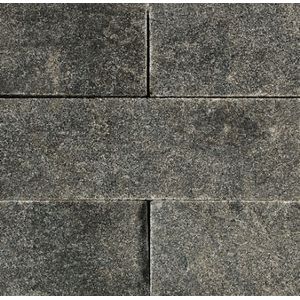 Muurelement Gekloofd Gardenlux Donkergrijs 30x12x12cm Graniet Dark Grey