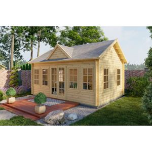 Blokhut Clockhouse Trevor - 550x400x351cm Wanddikte 70 mm