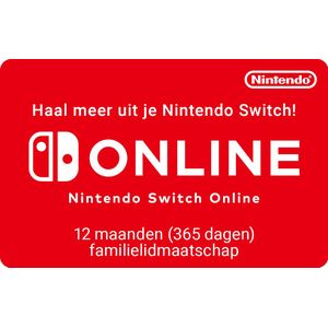 Nintendo Switch Online 12 maanden | Familie-abonnement