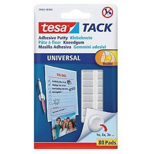 Kneedgum tesa tack uni zelfkl 80 pads | Blister a 80 stuk