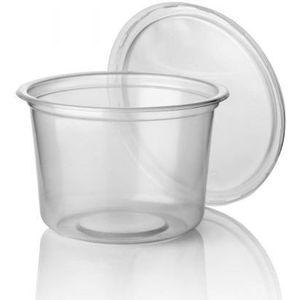 Bakje rond APET 116x69 450cc 1000 stuks