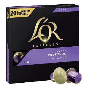 Koffiecups l'or espresso lungo profondo 20st | Pak a 20 stuk