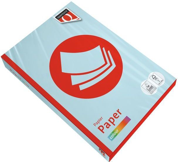 Quantore - Kopieerpapier - A4 - Lichtblauw - 120gr - 250 Vel