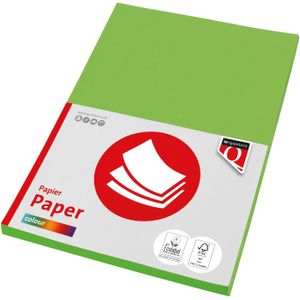 Kopieerpapier Quantore Colour A4 160gr helgroen 50 vel