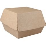 Depa Bak | Ersatzpapier | hamburgerbox | 120x120x100mm | bruin | 50 stuks