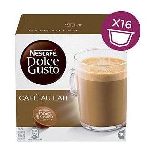 Koffiecups dolce gusto cafe au lait 16st | Doos a 16 kop