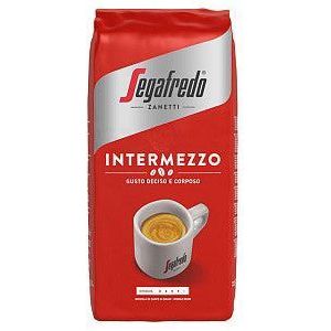 Koffie segafredo intermezzo bonen 1000gr | Zak a 1000 gram | 8 stuks