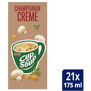 Cup-a-soup unox champignon creme 175ml | Doos a 21 zak | 4 stuks