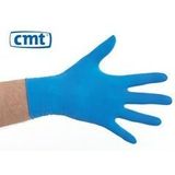 Handschoen latex gepoederd BLAUW 100 stuks Small