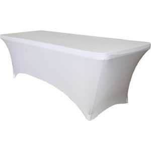 Tafelrok brasq 183x76x74cm wit