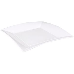 Goldplast Bord | Use & reuse | reusable | vierkant | 1-vaks | pP | 23x23cm | wit | 25 stuks