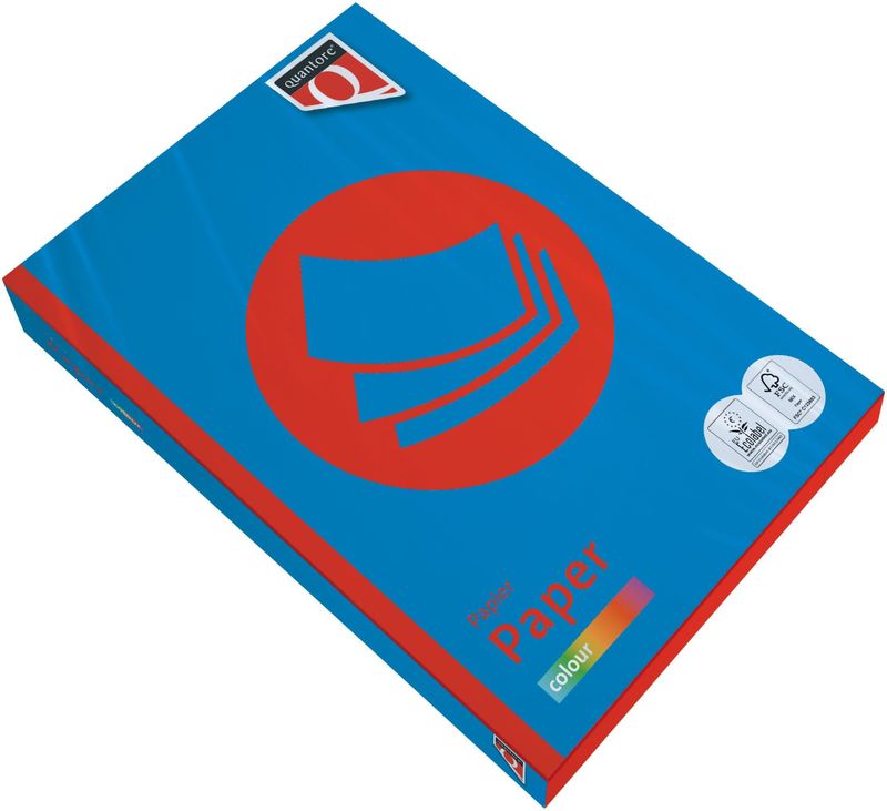 Quantore - Colour - Kopieerpapier - Diepblauw - A4 80gr - 500 Vel